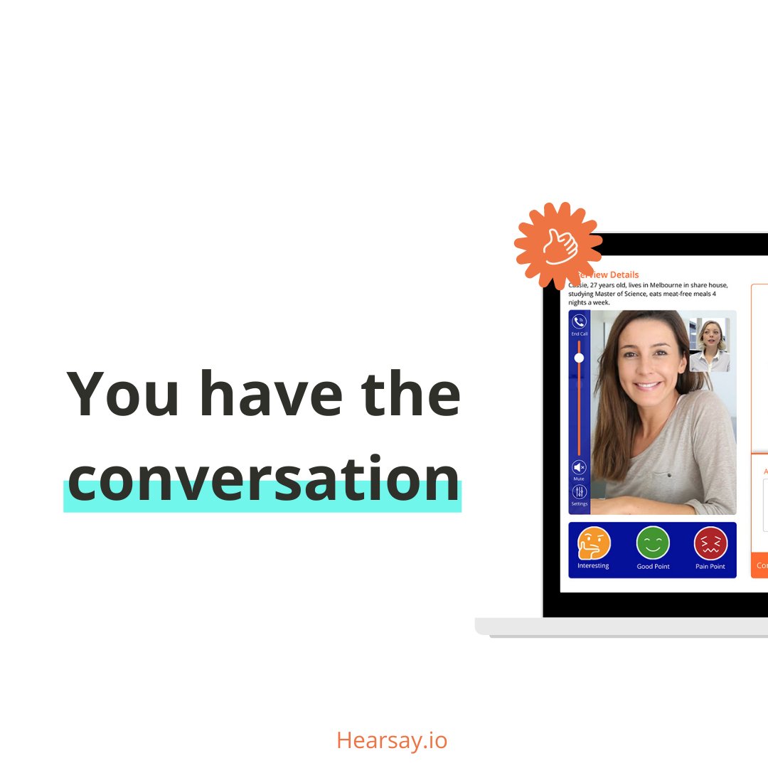 Hearsayplatform's tweet image. We are making it super easy &amp;amp; cost effective for you to have research conversations. Take the guess work out of your marketing plans. Talking to customers yourself means you are intimately connected to what they need and want.   #customerintimacy #qualdata #untappeddata