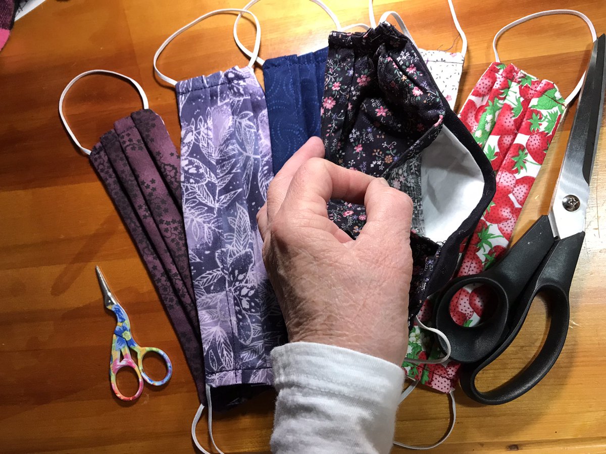 P2Hannley's tweet photo. I can't believe it's 2022, & I'm still making & wearing #facemasks. PPH 3.0 masks accommodate 2 coffee filters (4 layers of paper) plus 2 fabric layers. #AZleg members & staff testing positive for #COVID19. Where is #ContractTracing? #StillNegative @NicholsUprising @AZHouseDems https://t.co/GSgWRDqNcQ