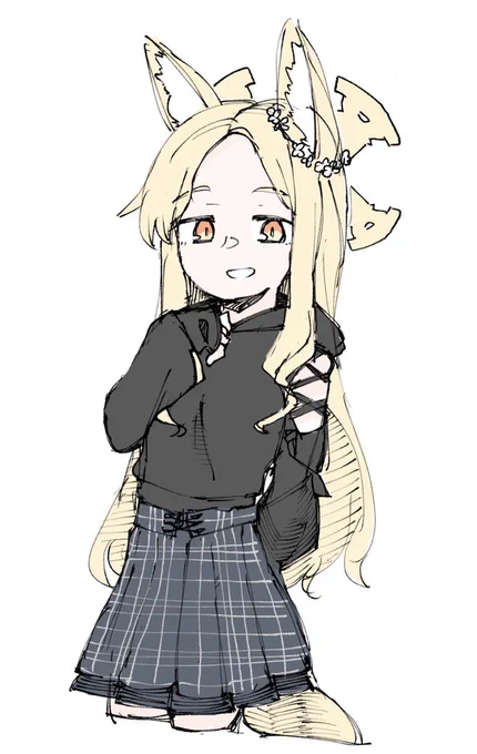 広告で流れてきた服が可愛かったので着せた 