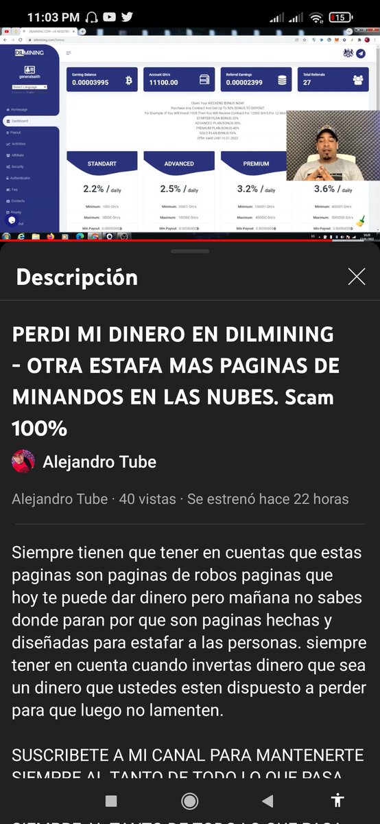 CryptoImperio2's tweet photo. Los brujos son Warren Buffet al lado de estos canales. Atraer a Ludopatas o gente que no tiene idea de criptos y ganar dinero a base de referidos que perderán su capital ya es otro nivel.
Que puto asco #Bitcoin #mineriaenlanube #chainmine https://t.co/12qGg7RKBl
