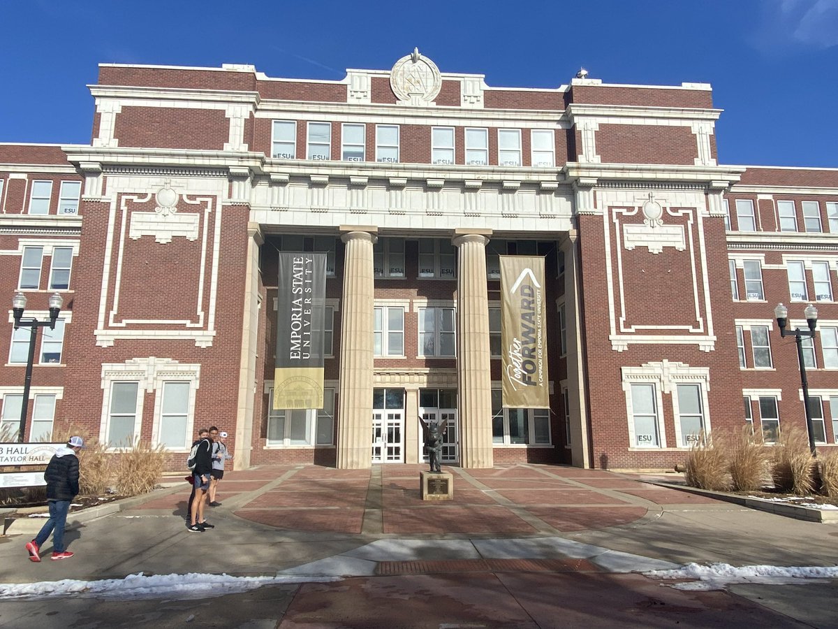 Thanks for the visit @EmporiaStTrack. Really enjoyed meeting everyone!