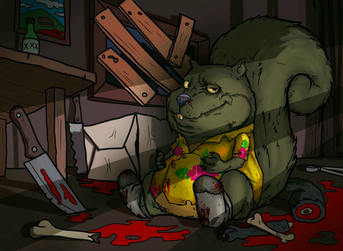 MTDani (@mtdani_) on Twitter photo Fan art for my favorite NFT Collection.
We're talking about IMX Zombie Squirrels.
To keep it short the owners running this are good and they DELIVER on their promises.
Check them out.
The squirrel from the picture is named "Mark".
(read the thread for lore)
<a href="/SquirrelsNFT/">Zombie Squirrels</a> Fan art for my favorite NFT Collection.
We're talking about IMX Zombie Squirrels.
To keep it short the owners running this are good and they DELIVER on their promises.
Check them out.
The squirrel from the picture is named "Mark".
(read the thread for lore)
<a href="/SquirrelsNFT/">Zombie Squirrels</a>