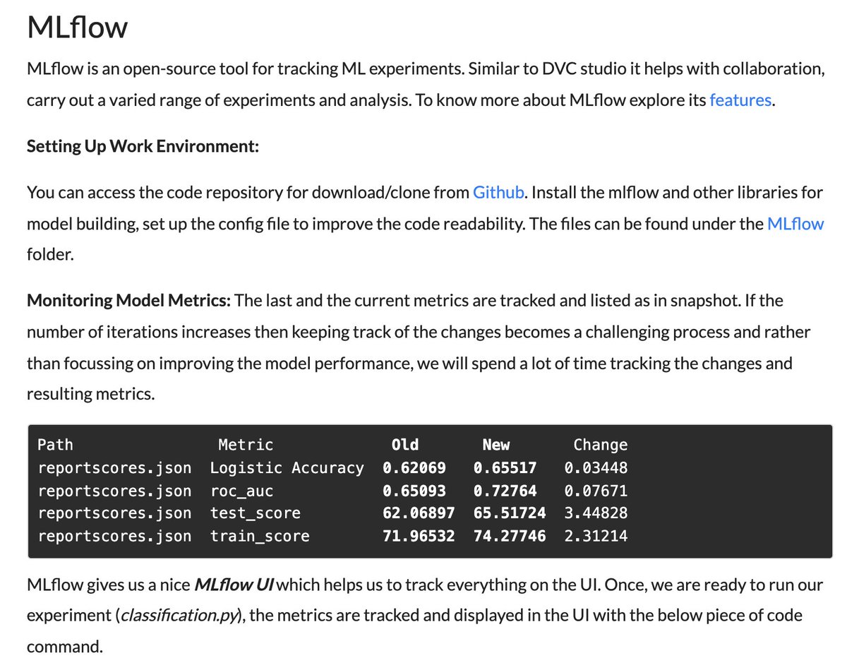 gp_pulipaka's tweet image. Overview of #MLOps w/ Open Source Tools. #BigData #Analytics #DataScience #AI #MachineLearning #IoT #IIoT #PyTorch #Python #RStats #TensorFlow #Java #JavaScript #ReactJS #CloudComputing #Serverless #DataScientist #Linux #Programming #Coding #100DaysofCode
bit.ly/3IcdLoP