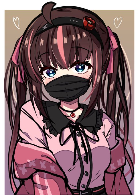 地雷系ファッションツバキちゃんを描きました! 