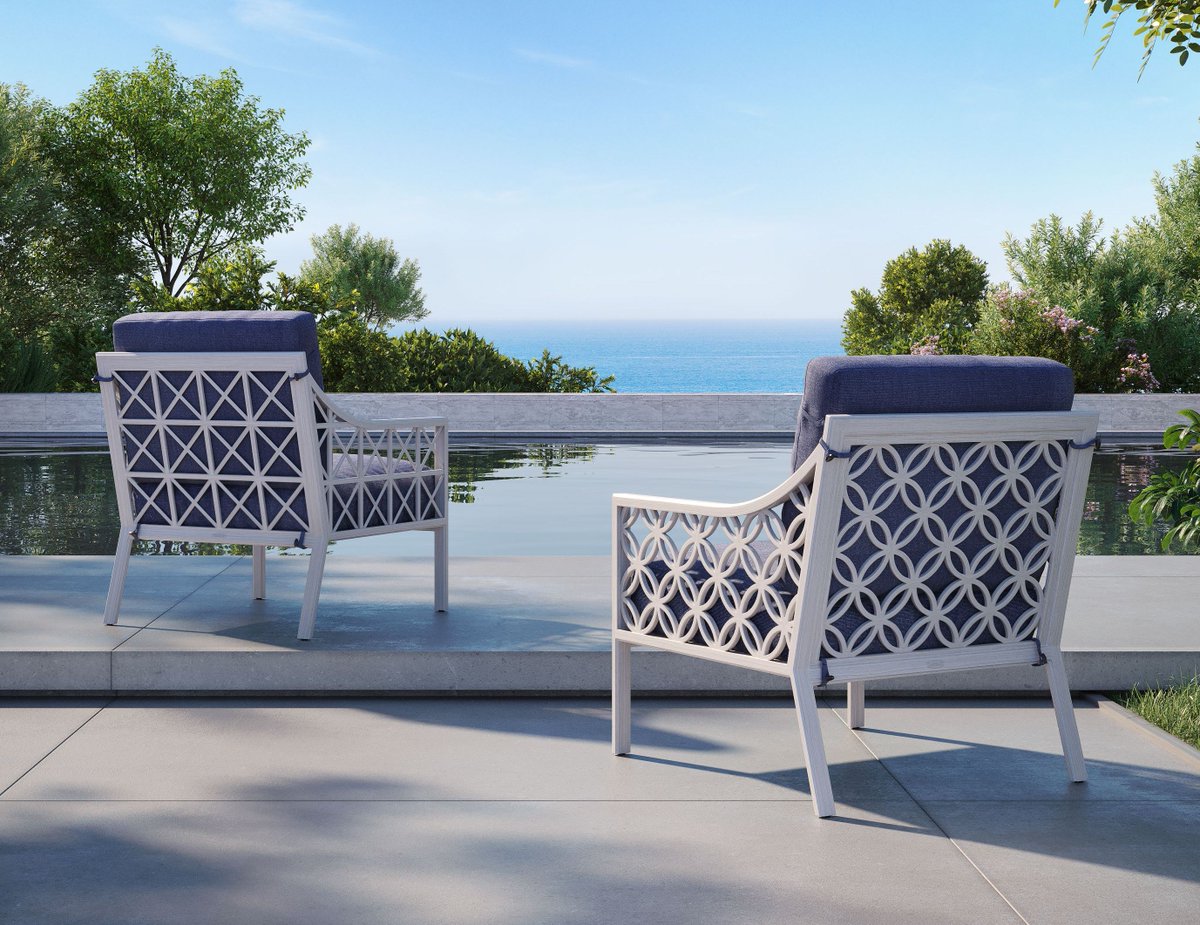 Looking for luxury furniture that makes a statement? The New Saxton Collection by Castelle features two decorative cast aluminum back and side motifs to choose from—Orleans and Xaria. #CastelleFurniture #Outdoorliving #designideas #furniture

Shop Now bit.ly/3fUd9IN