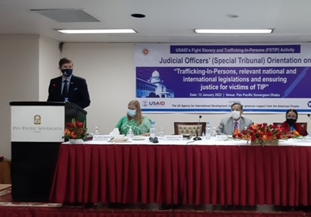 My first official public event as U.S. Ambassador in December 2018 and final event last week were in support of 🇺🇸🇧🇩 joint efforts to combat human trafficking, one of my top priorities. I’m proud of the partnership and progress of our two nations fighting this global crime.