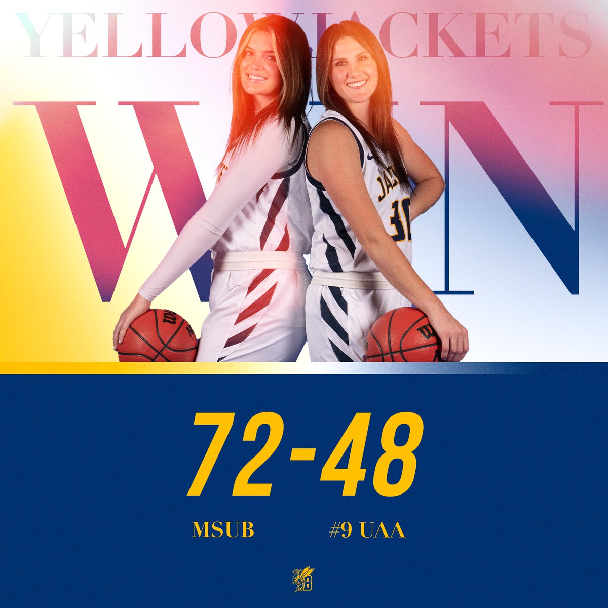 MSUB Women's Basketball tweet media