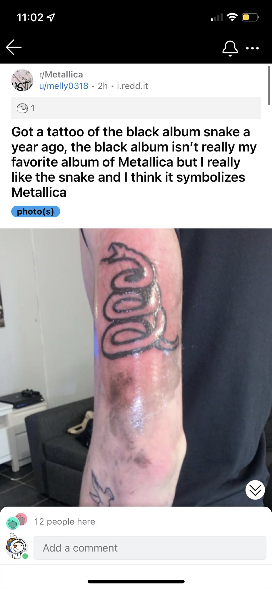 metallica snake tattooTikTok Search