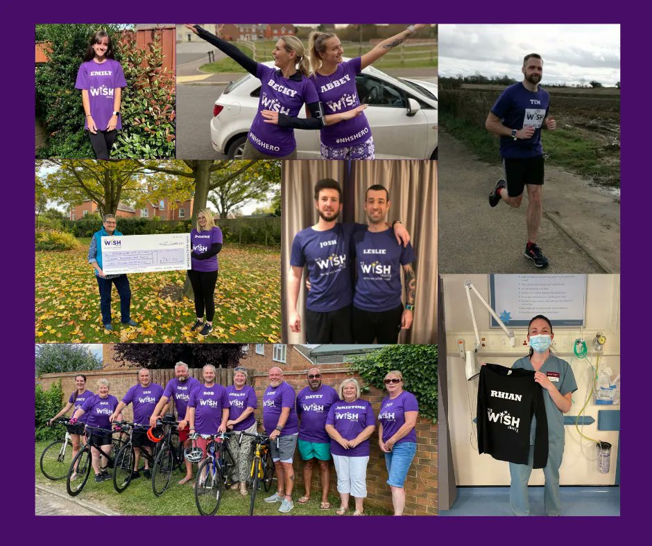 MyWishCharity's tweet photo. If you want to take part in a sponsored event for us, get your own personalised My WiSH Charity t-shirt and be part of our inspiring team of fundraisers 💜 We support patients, their loved ones and our incredible NHS staff at @WestSuffolkNHS. Contact us 👉 https://t.co/8Y7LQRtvQD https://t.co/uPijn7BOXE