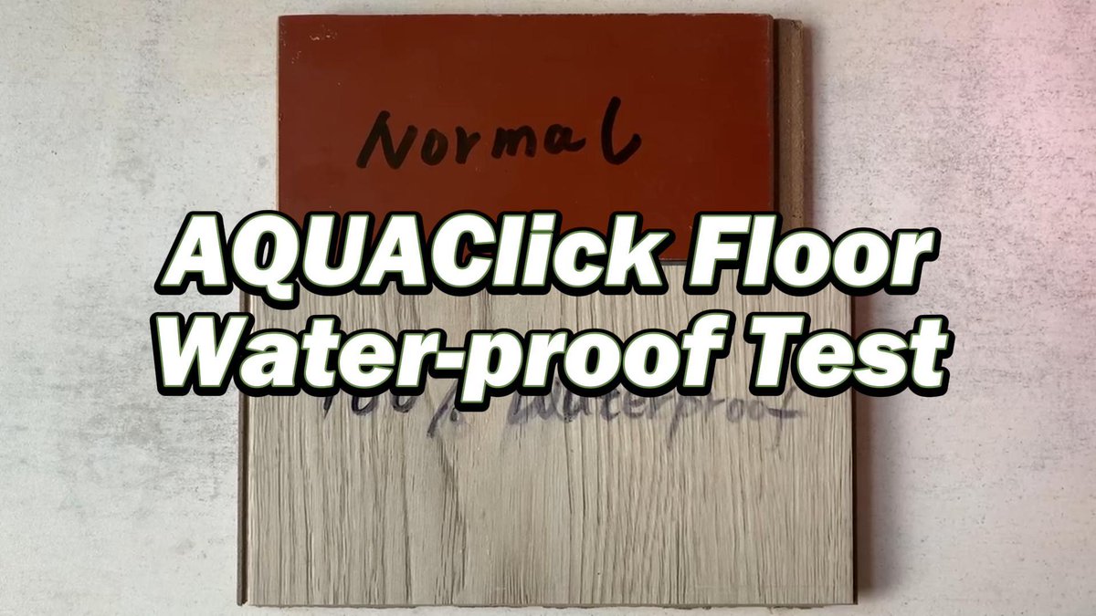 Anywayfloor's tweet image. Will anything change with our 100% waterproof laminate flooring after 480 hours?