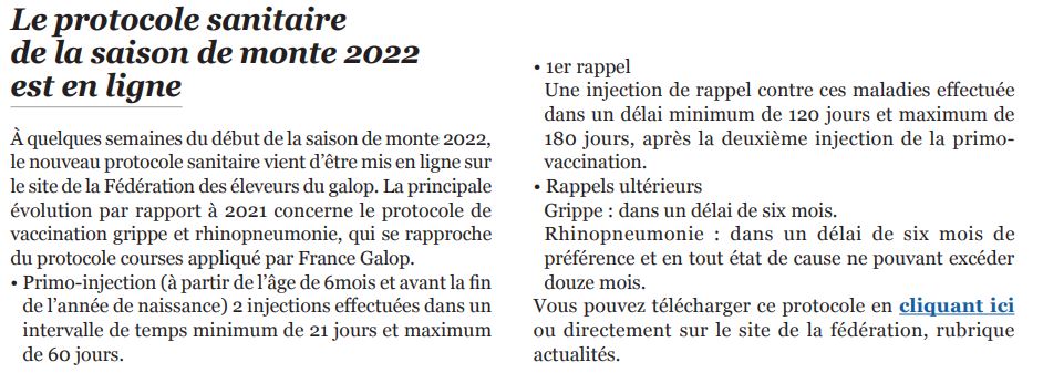 Fedeeleveurs's tweet photo. 👉Protocole Sanitaire pour la saison de monte 2022 à télécharger ici : https://t.co/hHCVH0wXlH https://t.co/67O9Fmppuj