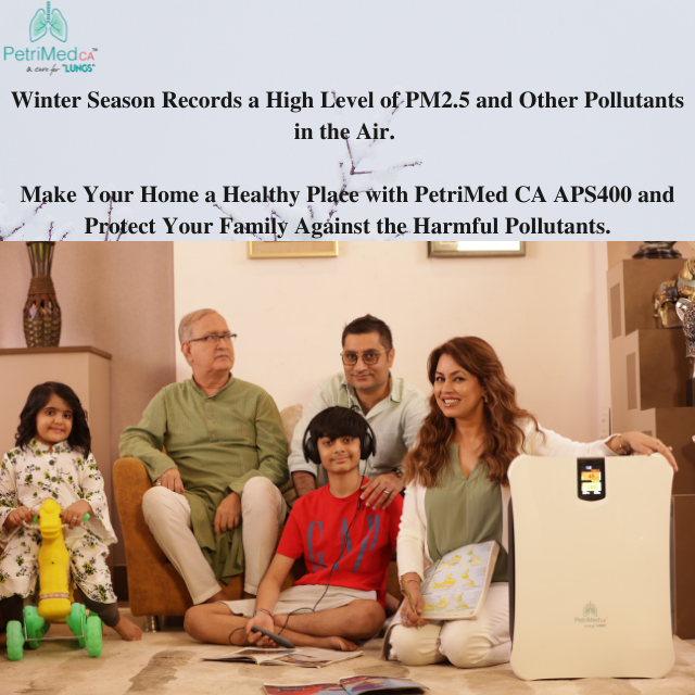PetrimedCA's tweet photo. Winter Season Records a High Level of PM2.5 and Other Pollutants in the Air. Make Your Home a Healthy Place with PetriMed CA APS-400 and Protect Your Family Against the Harmful Pollutants.
#petrimedca #healthcare #Airpurifiers #Airpurificationsystem
#AirPurificationSystems https://t.co/mNf1p2kEwN