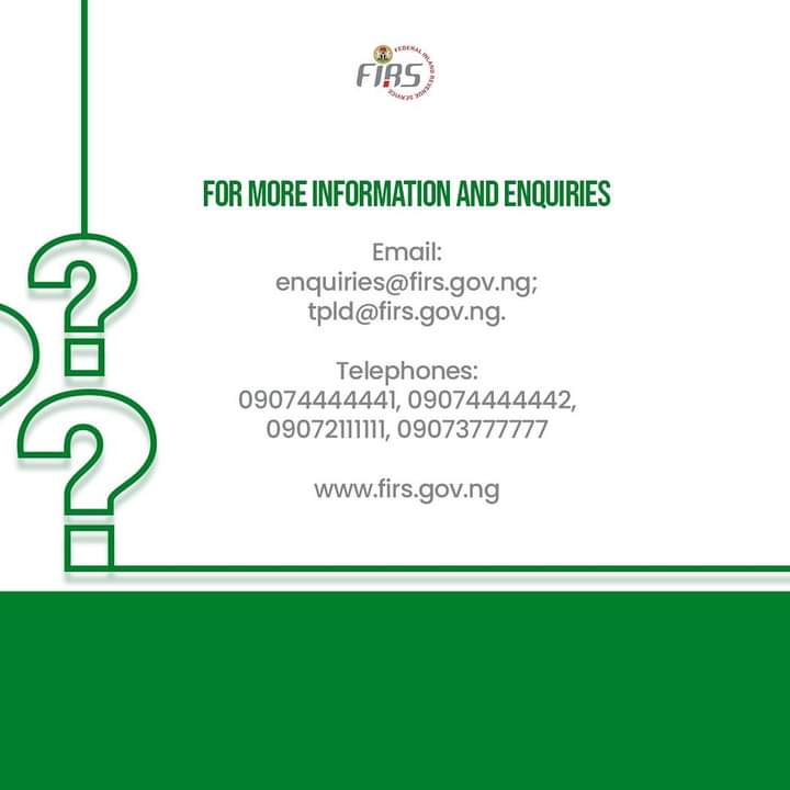 yunusxonline's tweet image. Did You Know that any person employed in the FIRS or otherwise that has acess to taxpayer information is now under a strict legal obligation to keep such information confidential. Leakages of taxpayer information by such person may lead to criminal prosecution.
#FinanceAct2021