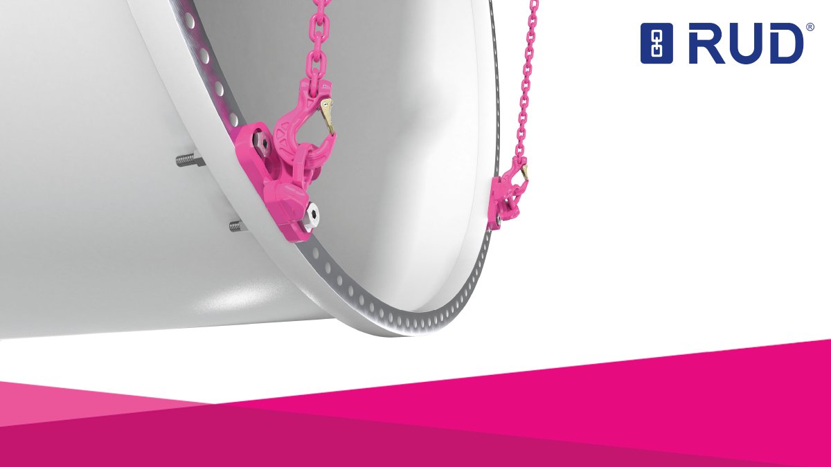 RUD accompanies the entire life cycle of a wind turbine: installation 
The combination of our special lifting solutions result in a perfect interaction for maximum safety while erecting and installing the tower:

scomp.ly/Windturbine

#RUD #RUDisGood #windpower #energy