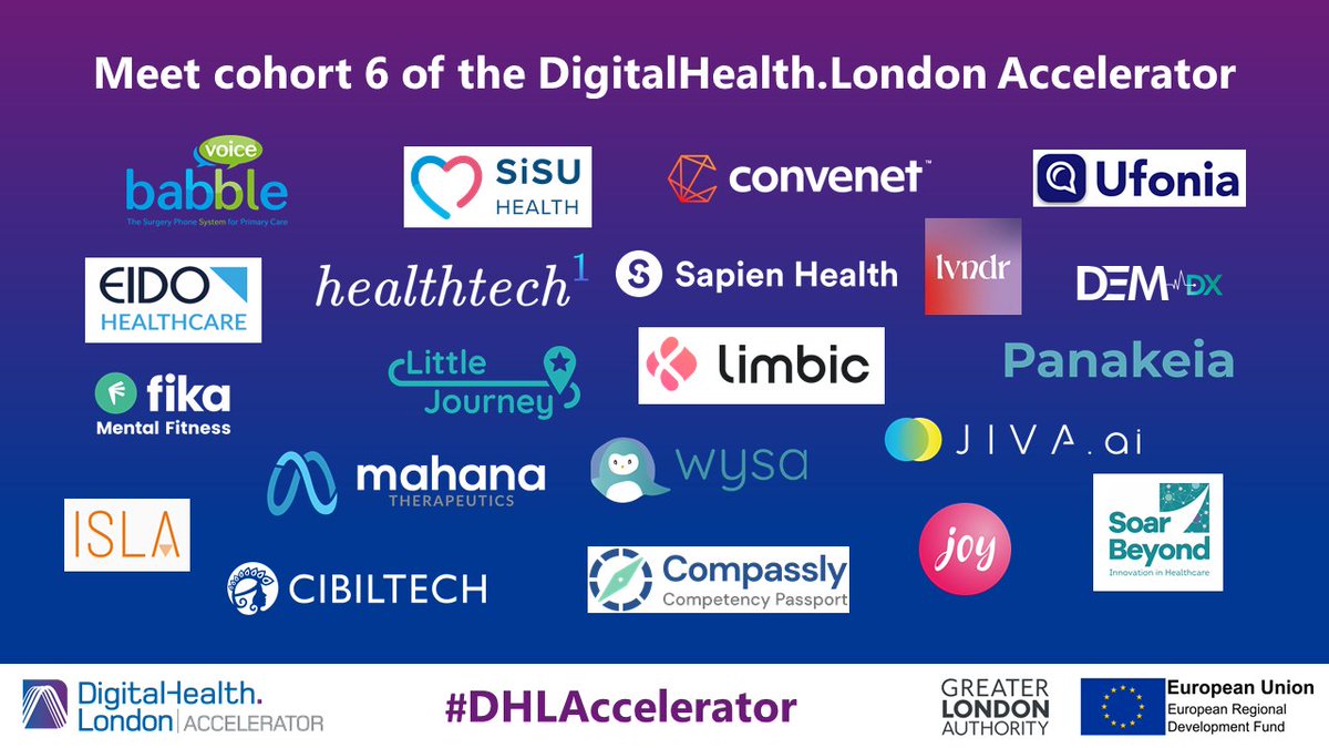 sharlenellopez (@sharlenellopez) on Twitter photo #Breaking. 👋 Babble, Limbic, SiSU, Convenet, <a href="/ufoniahealth/">Ufonia</a>, <a href="/EIDOhealthcare/">EIDO Healthcare</a>, <a href="/healthtech_1/">healthtech-1 ☝️</a>, @SapienHealth, <a href="/lvndrhealth/">LVNDR Health</a>, <a href="/Dem_Dx/">DemDx</a>, Fika, Little Journey, <a href="/Panakeia_Tech/">Panakeia Technologies</a>, Mahana, <a href="/wysabuddy/">Wysa</a>, <a href="/jivaAI/">jiva.ai : AI made easy</a>, <a href="/SoarBeyondLtd/">Soar Beyond Limited</a>, Joy, @cibiltech [<a href="/CompasslyApp/">Compassly</a> & Isla!
ow.ly/rhJg50Hw12q #Breaking. 👋 Babble, Limbic, SiSU, Convenet, <a href="/ufoniahealth/">Ufonia</a>, <a href="/EIDOhealthcare/">EIDO Healthcare</a>, <a href="/healthtech_1/">healthtech-1 ☝️</a>, @SapienHealth, <a href="/lvndrhealth/">LVNDR Health</a>, <a href="/Dem_Dx/">DemDx</a>, Fika, Little Journey, <a href="/Panakeia_Tech/">Panakeia Technologies</a>, Mahana, <a href="/wysabuddy/">Wysa</a>, <a href="/jivaAI/">jiva.ai : AI made easy</a>, <a href="/SoarBeyondLtd/">Soar Beyond Limited</a>, Joy, @cibiltech [<a href="/CompasslyApp/">Compassly</a> & Isla!
ow.ly/rhJg50Hw12q