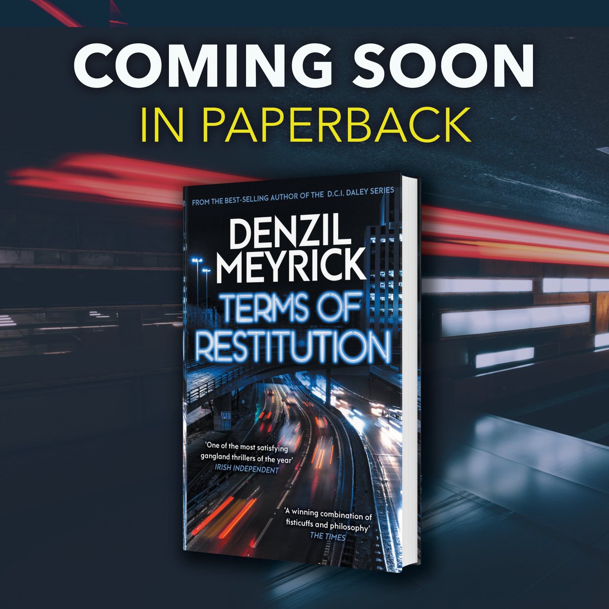 It's a COVER REVEAL and COMPETITION! The brand new cover for paperback edition of #TermsOfRestitution ! Simply RETWEET and SHARE to go into the hat to WIN one of 3 SIGNED COPIES.  #giveway #tuesdayvibe #tuesdaymotivations #books  📚📖🔖 (Ends midnight 2 March, UK time). 👍🍾🌟 