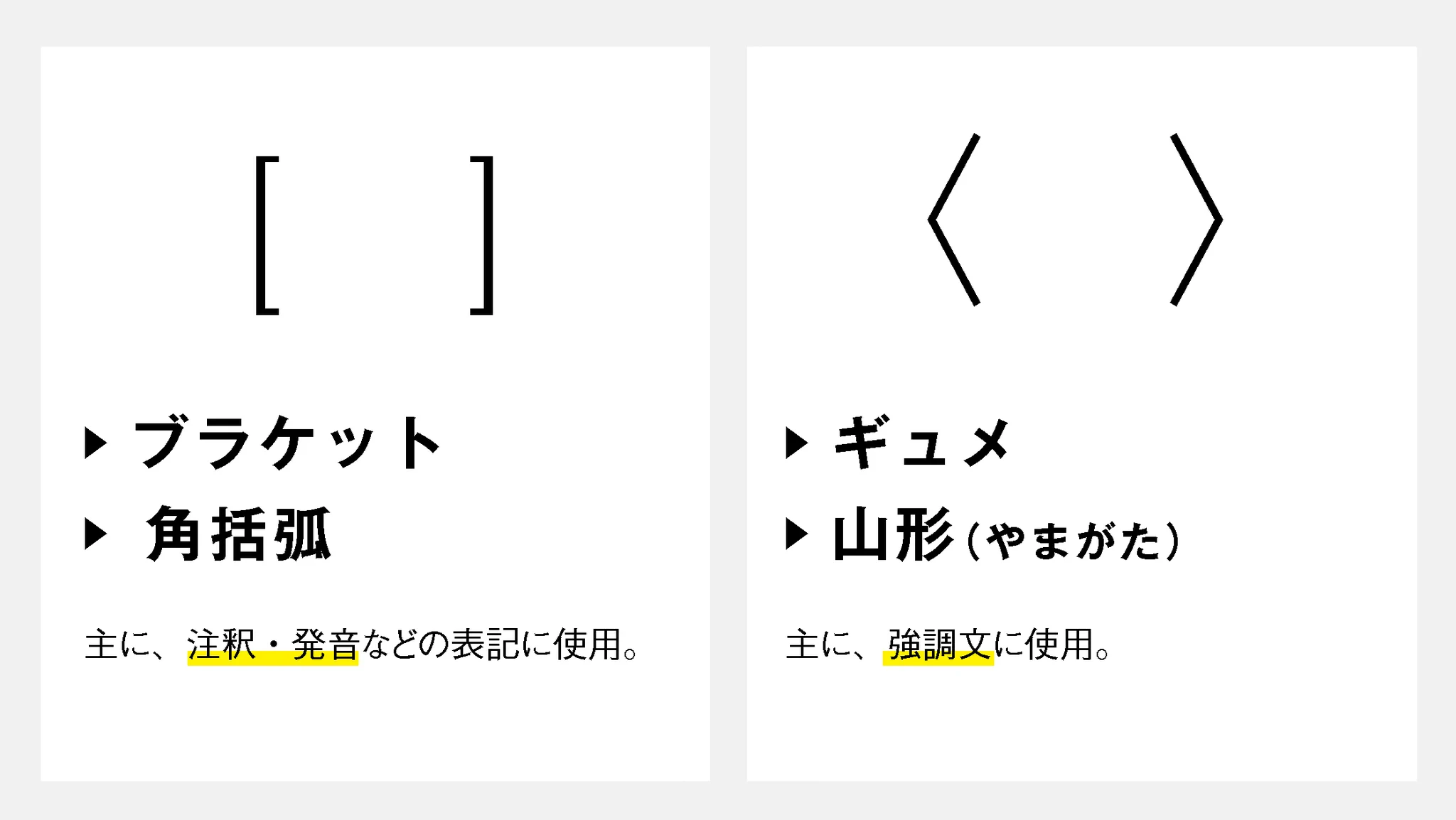 今更人には聞けない？カッコ記号の意味まとめ！