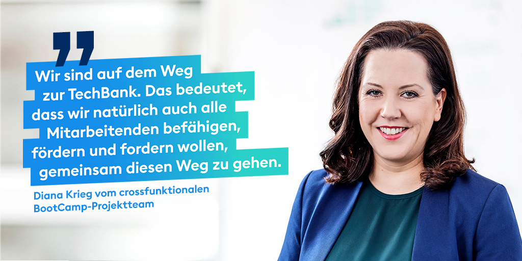 Gestern noch #Banker*in, heute schon #Techie: In einer digitalen Bank braucht es Grenzgänger*innen. Deshalb haben wir 2021 ein CodingBootCamp gestartet. Unsere Kollegin erklärt im Interview wie das funktioniert hat: bit.ly/33HqrFd