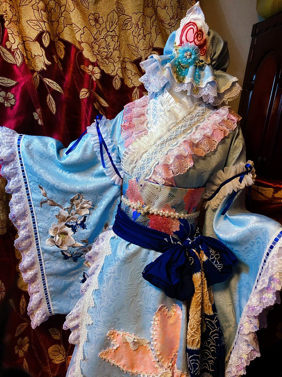 東方Project 西行寺幽々子 アレンジ衣装 完成致しました。 和風要素