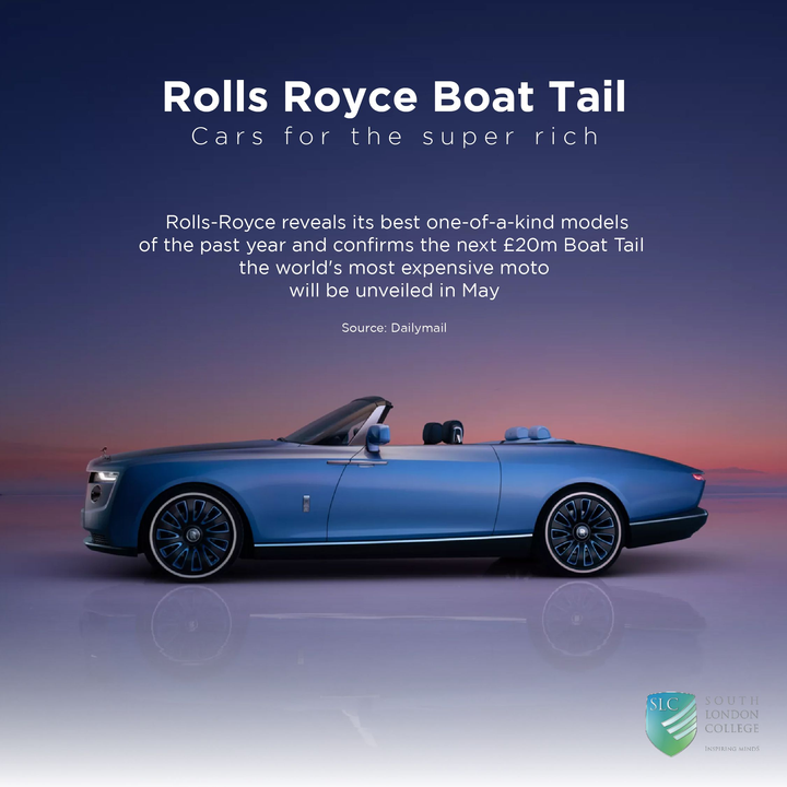 RollsRoyce unveils oneofthree Boat Tail