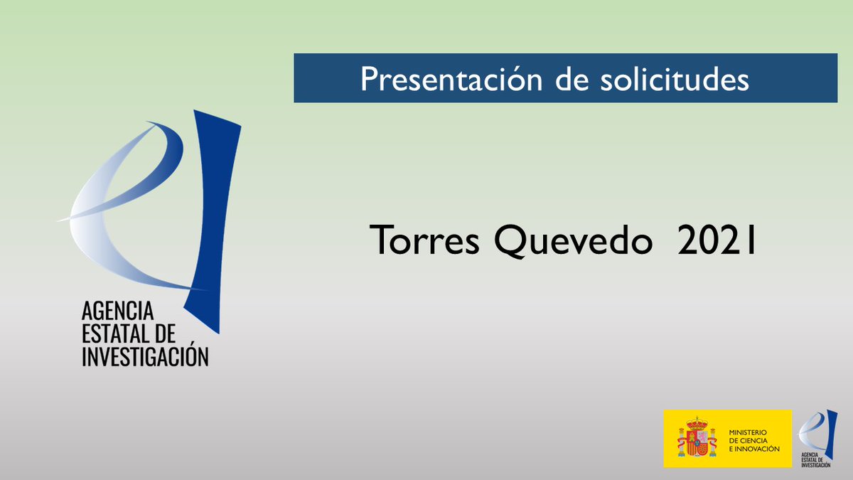 AgEInves's tweet photo. ℹ️ Hoy abrimos el plazo de presentación de solicitudes para la convocatoria de ayudas para contratos Torres Quevedo 2021.
💰 15 M€
🗓️ hasta el 23 de febrero de 2022 a las 14:00 horas (hora peninsular española).
➡️ https://t.co/nt8Aw2kFok https://t.co/qrSYGFHLt3