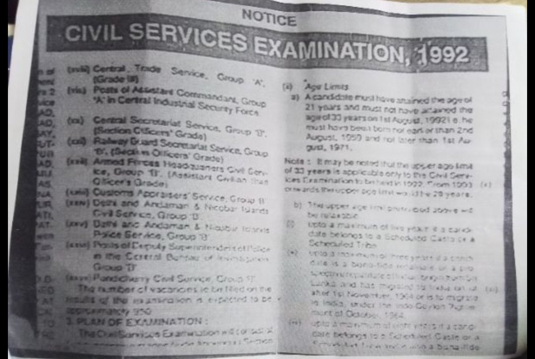 M_Santosh_89's tweet photo. Respected @PMOIndia, Government has previously extended age relaxation in 1990, 1992 and in 2014 to 35, 33 and 34 respectively.
Covid has effected like nothing before. Why don't you extend some sympathy towards the aspirants who want to serve the country?
#UPSCExtraAttempt https://t.co/4ZnU8oOTKj