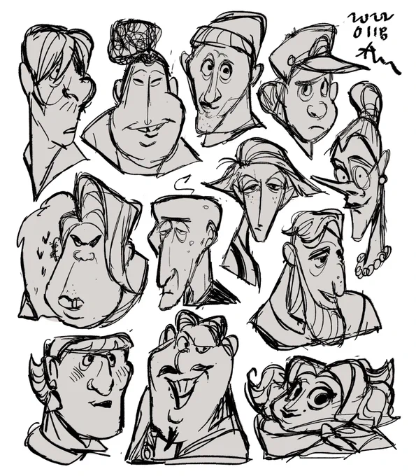 face drawing 