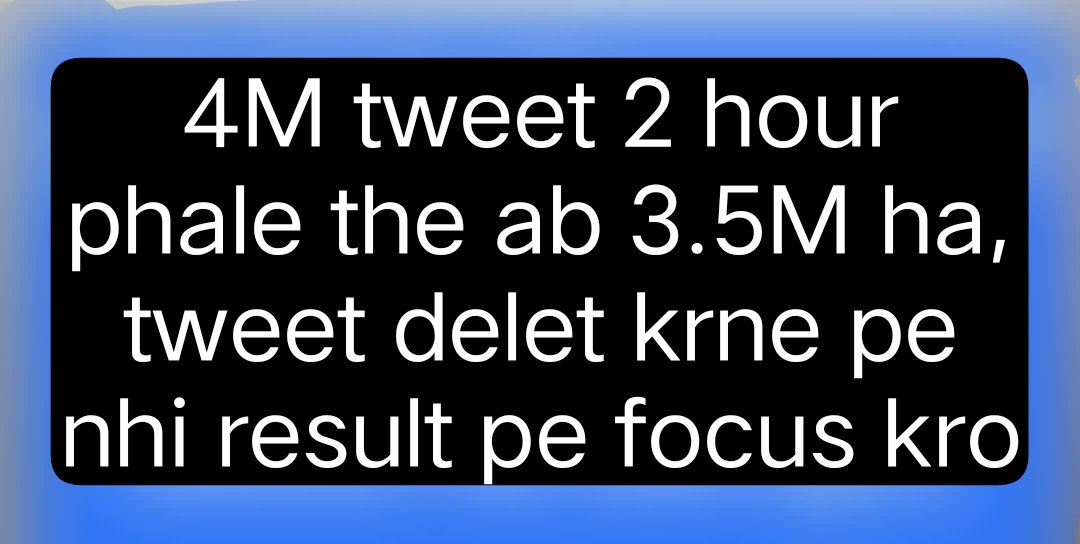 viyad1996's tweet photo. #RRBNTPC_1student_1result
Focus on results and not on deleting tweets😡😠😠😠😠 https://t.co/dT2gvShoMv