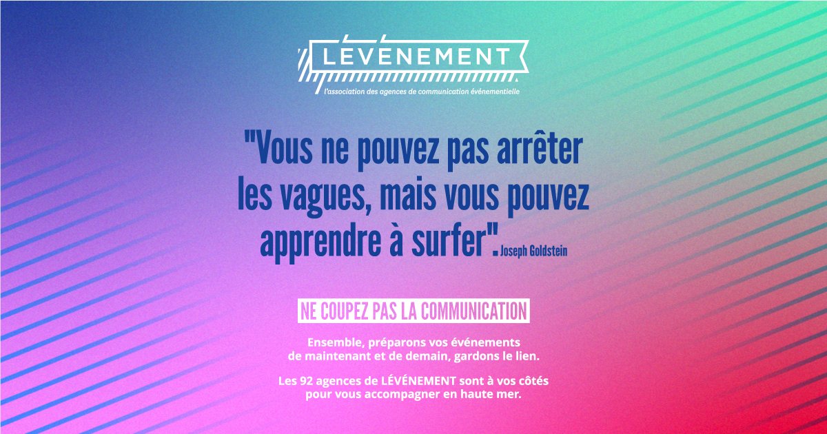 📢Chers annonceurs, ne coupez pas la communication!
+ que jamais expertes/engagées/responsables, les agences de LÉVÉNEMENT vous accompagnent &amp; imaginent les meilleurs dispositifs relationnels dès maintenant: pour faire de 2022 une année fructueuse 👉 levenement.org/les-agences-me…