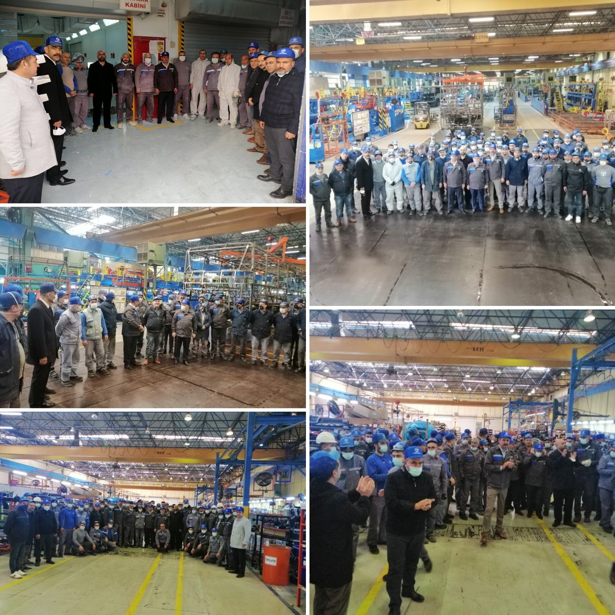 Adana'da faaliyet gösteren dünya markası TEMSA'daki üyelerimizi imzaladığımız MESS Grup Toplu İş Sözleşmesinin ardından tezgah başlarında ziyaret ettik. Sözleşmeden duydukları memnuniyeti ifade ederek bizleri bağrına basan TEMSA emekçisi kardeşlerimle kucaklaşarak hasret giderdik