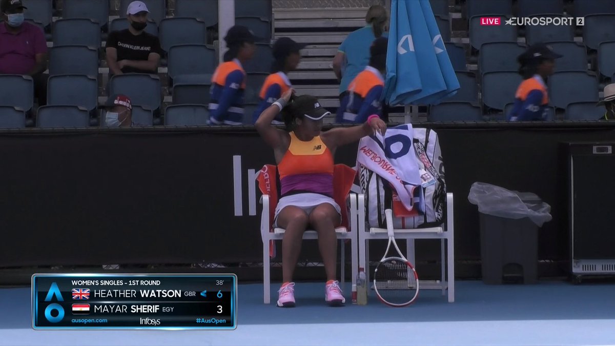 Tennis on telly πΎπΊπ¬π§ (@tennisontelly) on Twitter photo 2022-01-18 05:01:28 Heather Watson leads Mayar Sherif 6-3 the first set, live on Eurosport 2 and Discovery+. Heather Watson leads Mayar Sherif 6-3 the first set, live on Eurosport 2 and Discovery+.