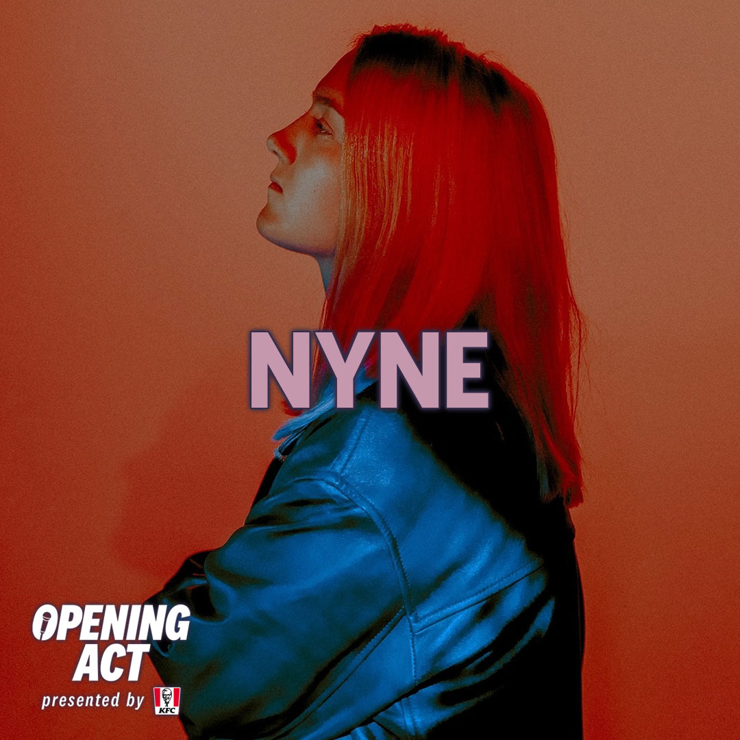 Announcing NYNE as our Grapevine Gathering 2022 Opening Act for VIC 🥂
 
Sip, sip, hooray! We can’t wait to experience your corker of a set!

Presented by @kfcaustralia, listen to all the amazing finalists here → bit.ly/openingact-fin…