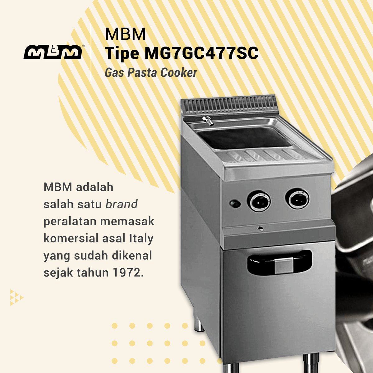 MFK_PT's tweet photo. Hallo Sobat Food Service Indonesia

Kali ini kita akan membahas Gas Pasta Cooker MBM tipe MG7GC477SC, Yuk simak videonya!

Jika ada pertanyaan terkait produk dapat ditanya di kolom komentar!

#mbm #pasta #cooker #gaspastacooker #italia #cook #mozarella #kitchen #kitchenequipments https://t.co/oG2IiJNwGA