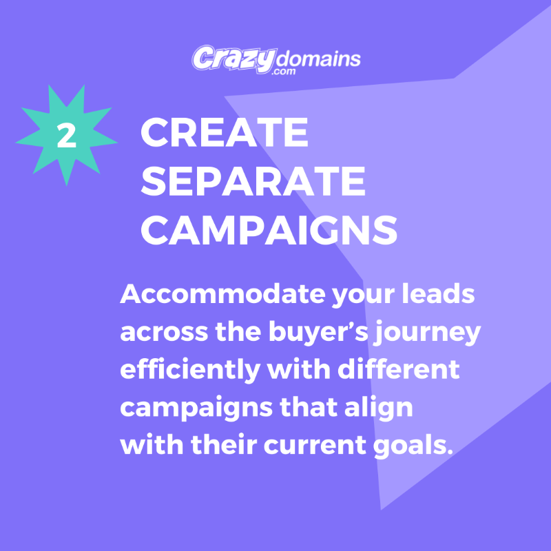 CrazyDomains's tweet photo. Learn the top lead nurturing techniques that can help you create winning email campaigns. Read more here: https://t.co/zkZE6NRprS

#emailmarketing #marketing #onlinemarketing #emailmarketing2022 #businessmarketing #leadnuturing #emailcampaign