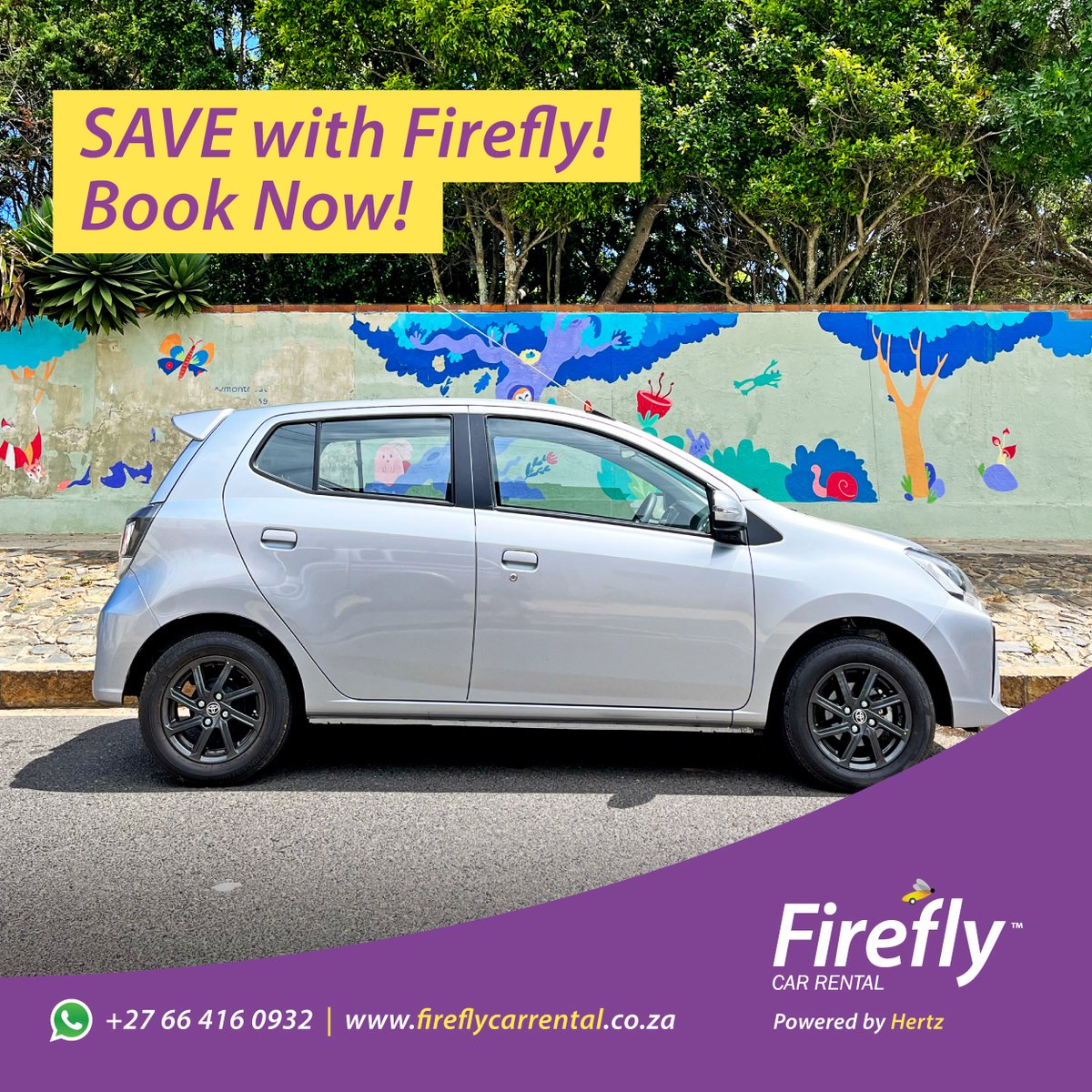 CAR RENTAL PRICES LOWER THAN EVER! 

Book a car from Firefly today and pay an unbelievable daily rental rate!

Get started: fireflycarrental.co.za.

#Firefly #Cars #Explore #BookNow