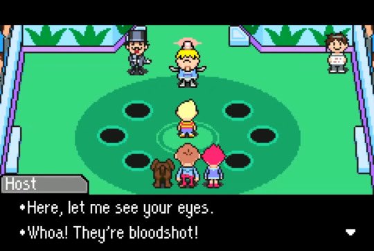 eye contact //
we passed over this way too fast 
#mother3 