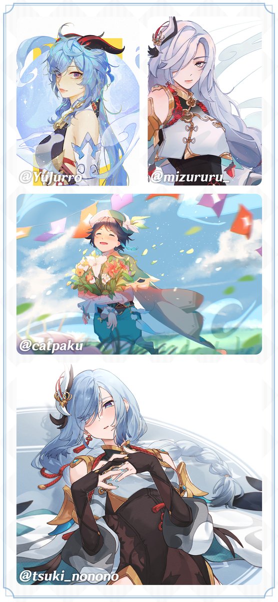 Paimon2theMoon's tweet photo. Here's the Genshin Impact Content Creator Spotlight, Volume 7, January issue~
#GenshinImpact https://t.co/qWbmWhwTLs