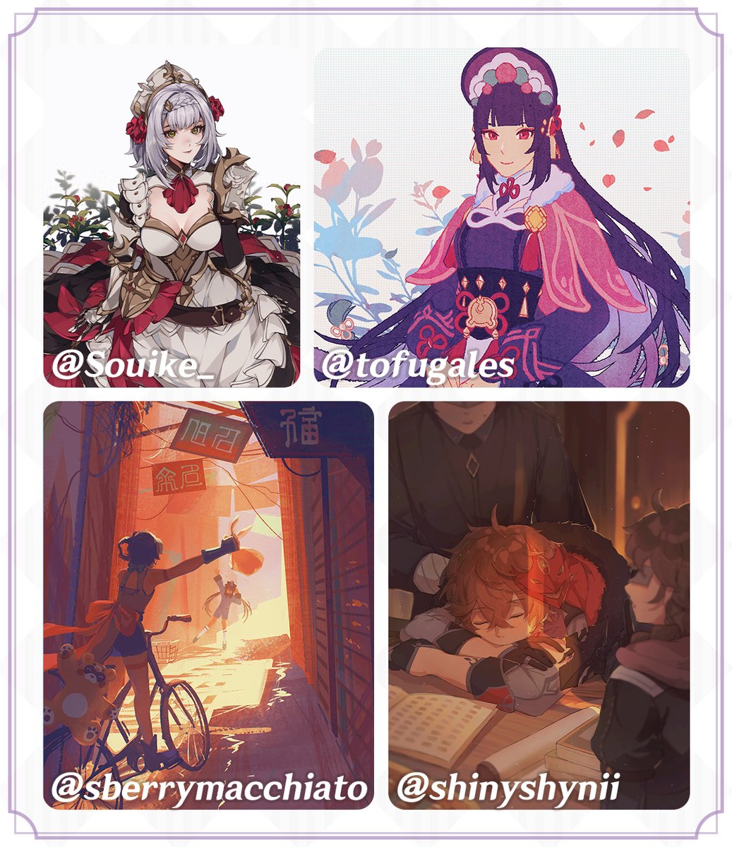 Paimon2theMoon's tweet photo. Here's the Genshin Impact Content Creator Spotlight, Volume 7, January issue~
#GenshinImpact https://t.co/qWbmWhwTLs