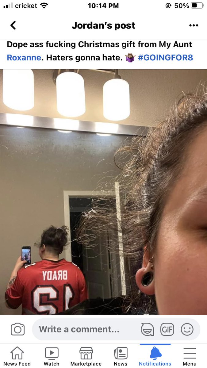 FQueenroxanne's tweet photo. Took 22 years to finally brainwash her😂 for the record she asked for it, I was more than happy to get it❤️🤍🐐❤️🤍 #goingfor8 😻 https://t.co/0hgKLGtmWE