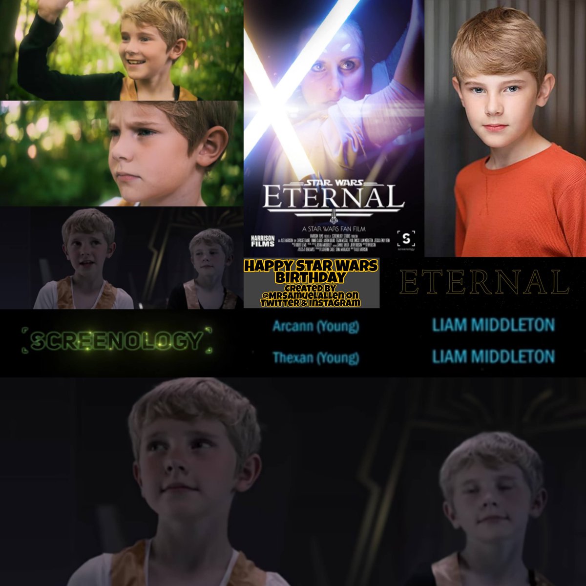 MrSamuelAllen's tweet image. Happy 14th Birthday to @actor_liam, he played young Arcann &amp;amp; Thexan in #StarWars fan film #Eternal. Follow him also on Instagram instagram.com/liam_m_actor/?…. May he have a good one.