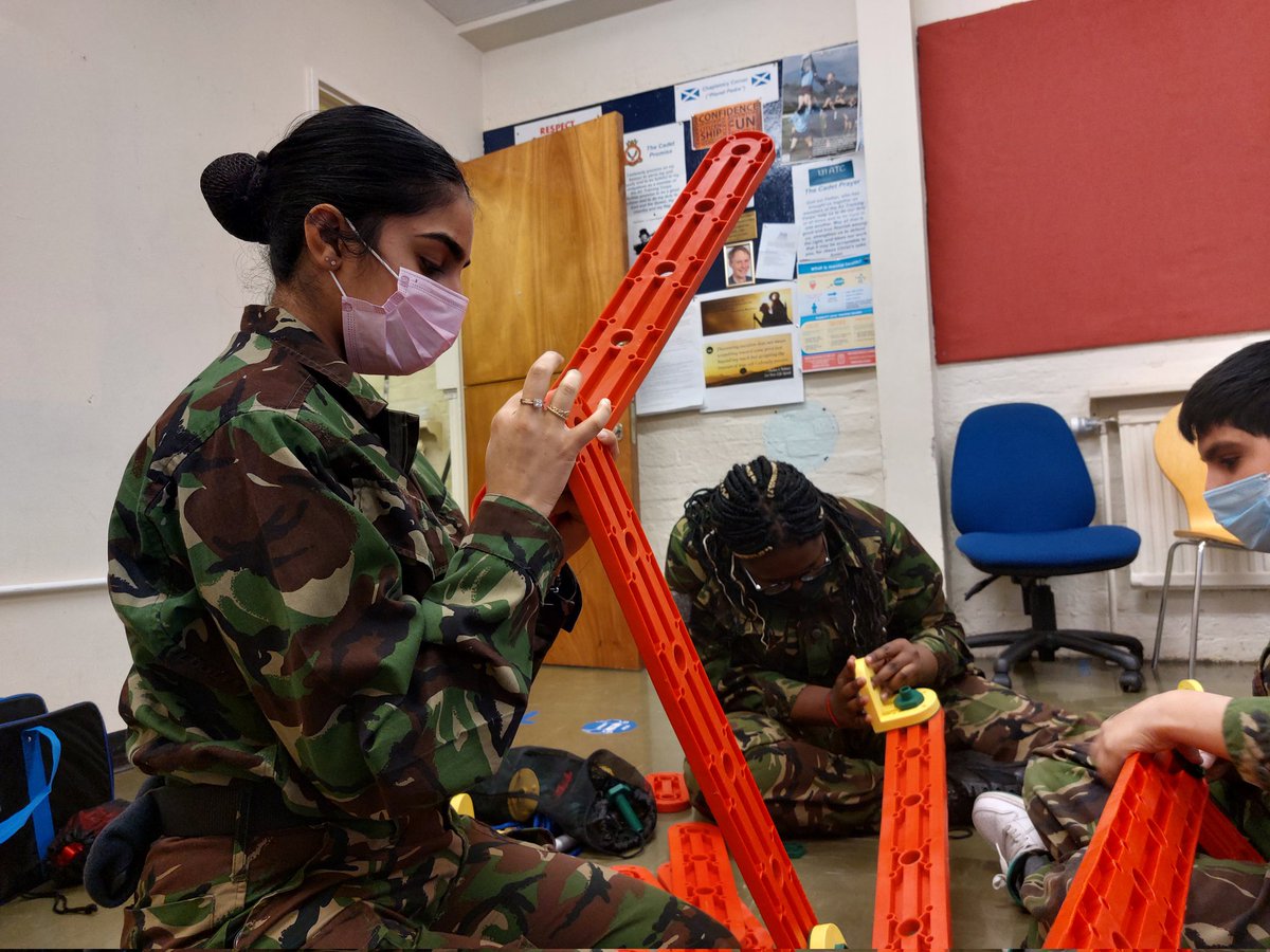 Initiative exercises at the sqn yesterday, building core cadet skills like leadership and teamwork, and having a bit of fun in the process.