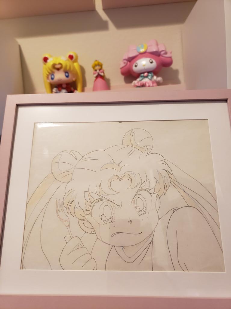 Framed my 1st Sailor Moon genga. My new collection obsession. 