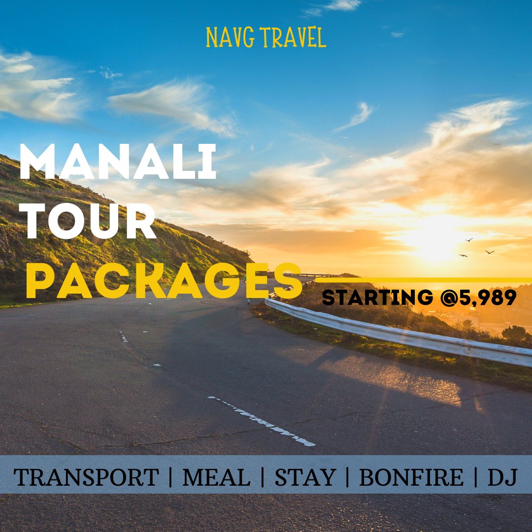 NavgTravel's tweet photo. A little #manalitour never hurt anyone. Manali is one of the most beautiful cities in India. Take advantage of the best season for a Manali vacation. Contact us at 8285125402 to book.

#manalitrip #navgtravel #manalidiaries #incredibleindia #exploreindia #adventuretravel https://t.co/zKcM3Rihye