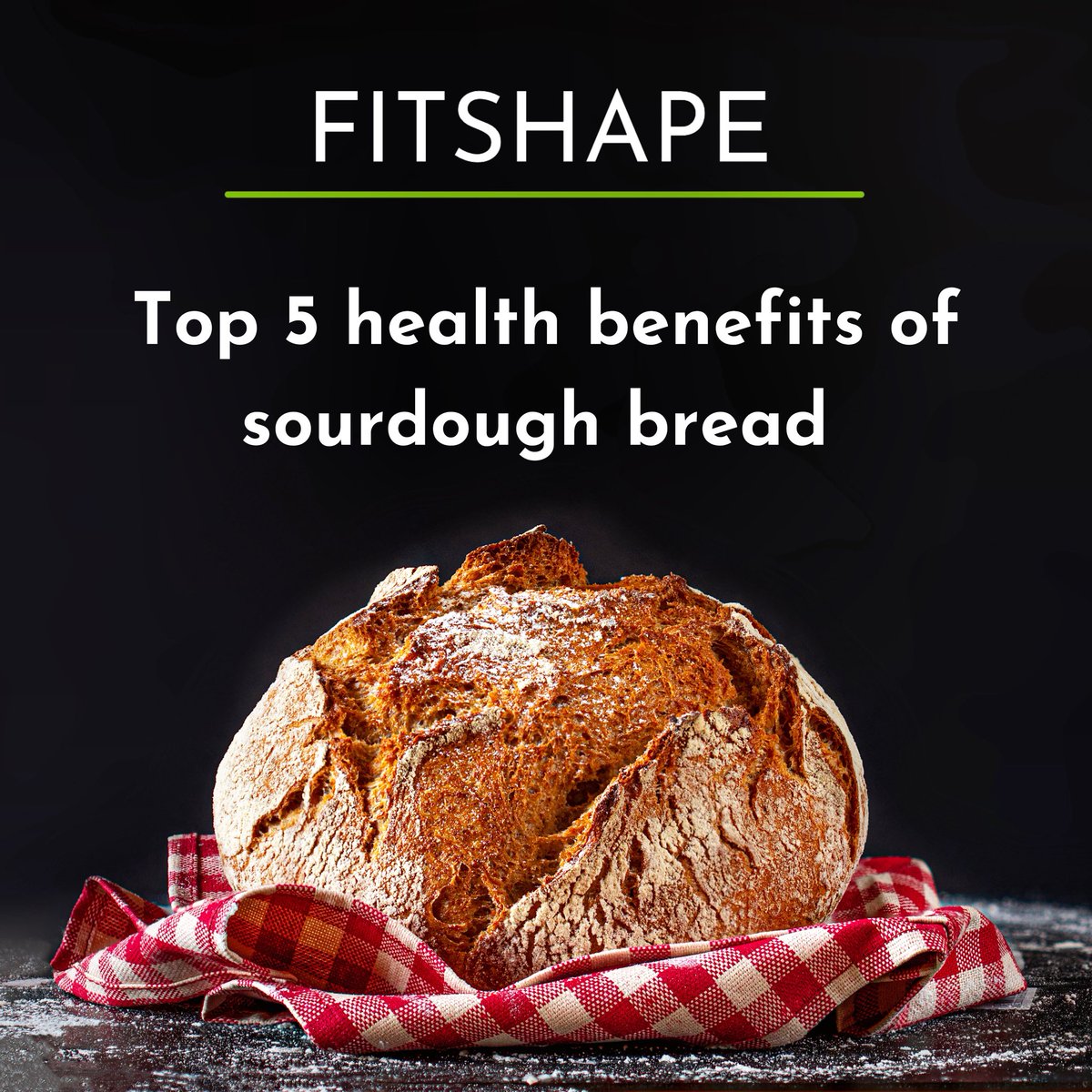 Top 5 health benefits of sourdough bread 

(Based on basic recipe) 

Good for gut health

Helps blood sugar management

Reduces the risk of heart disease

May be easier to digest

More nutritious

#nutritioncoaching 
#fitshapepersonaltraining