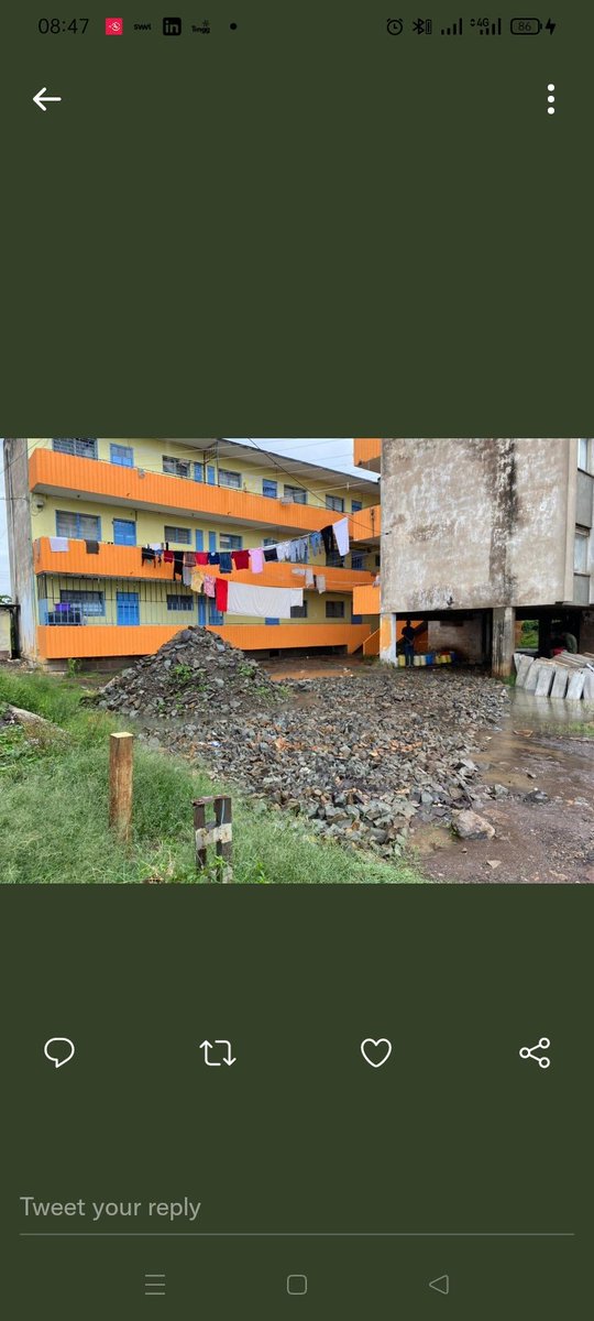 olinyam's tweet photo. @NMS_Kenya this project completely stopped, what happened? Harambee estate. https://t.co/RbOz5t3ZFC