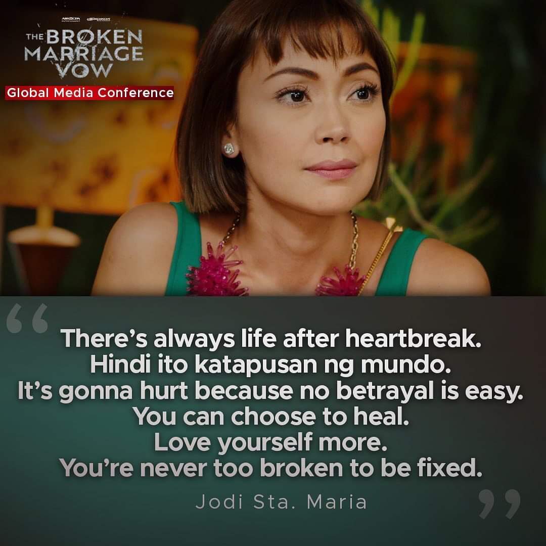 JodinaticsOFCL's tweet photo. The Broken Marriage Vow simula JANUARY 24, 8:40PM sa Cable Channels –Kapamilya Channel &amp; Jeepney TV, sa Free TV– A2Z Channel 11 &amp; TV5 &amp; sa online– Kapamilya Online Live! Kung gusto mong mauna sa gigil, mapapanood mo simula January 22 sa iWantTFC &amp; Viu!
#TheBrokenMarriageVow
ctto https://t.co/nEIoX0sDyu