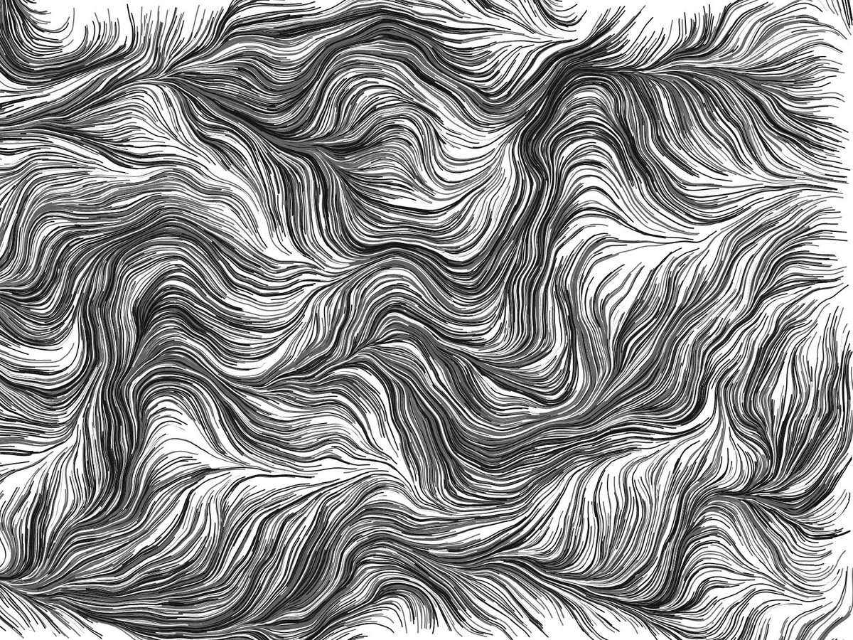 ktbacher's tweet photo. Day 17 - 3 colors: black white and grey count as 3 colors, right?!
#genuary2022 #genuary #creativecoding https://t.co/qwX12h007t