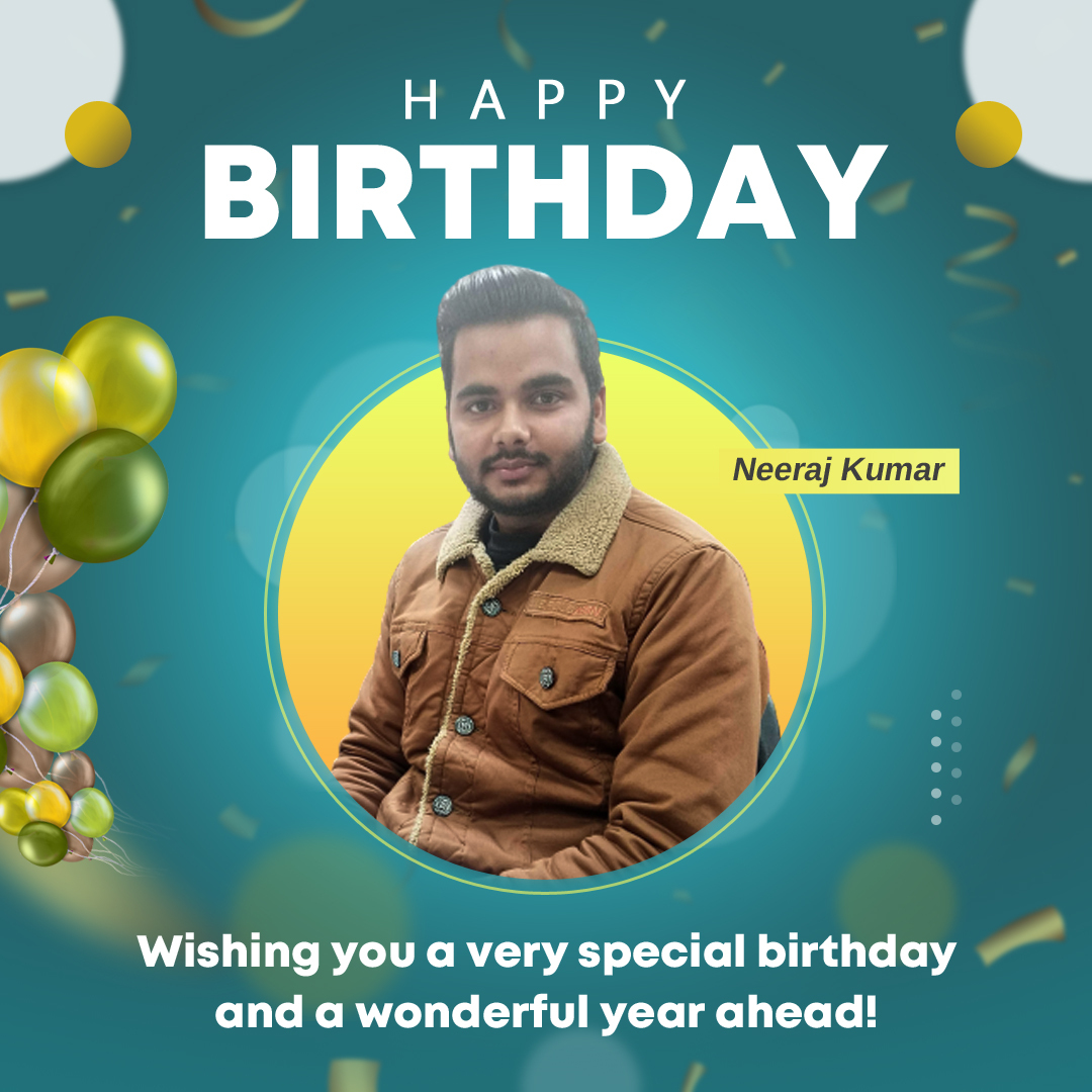 Dear Neeraj,
WillShall team wishes you a very Happy Birthday!
On your special day, We wish you happiness and success. Keep up the hard work and you will be able to jump across any bridge you want.🎂🎉🥳🎊

#willshallteam #happybirthday #enjoy #yourday #birthday #warmwishes #smile