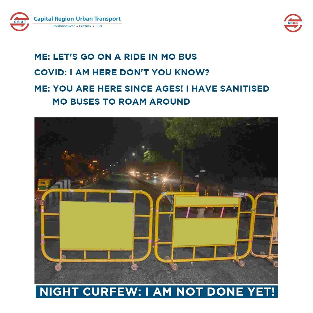 CRUT_BBSR's tweet photo. Covid or no Covid, sanitised #MoBuses are ready to take you around the city with safety and affordability. 

#IAmNotDoneYet
#MoBusForBetterYou
#WearMask
#StandingNotAllowed 
#SafeandAffordable https://t.co/pd2LeGXfiL