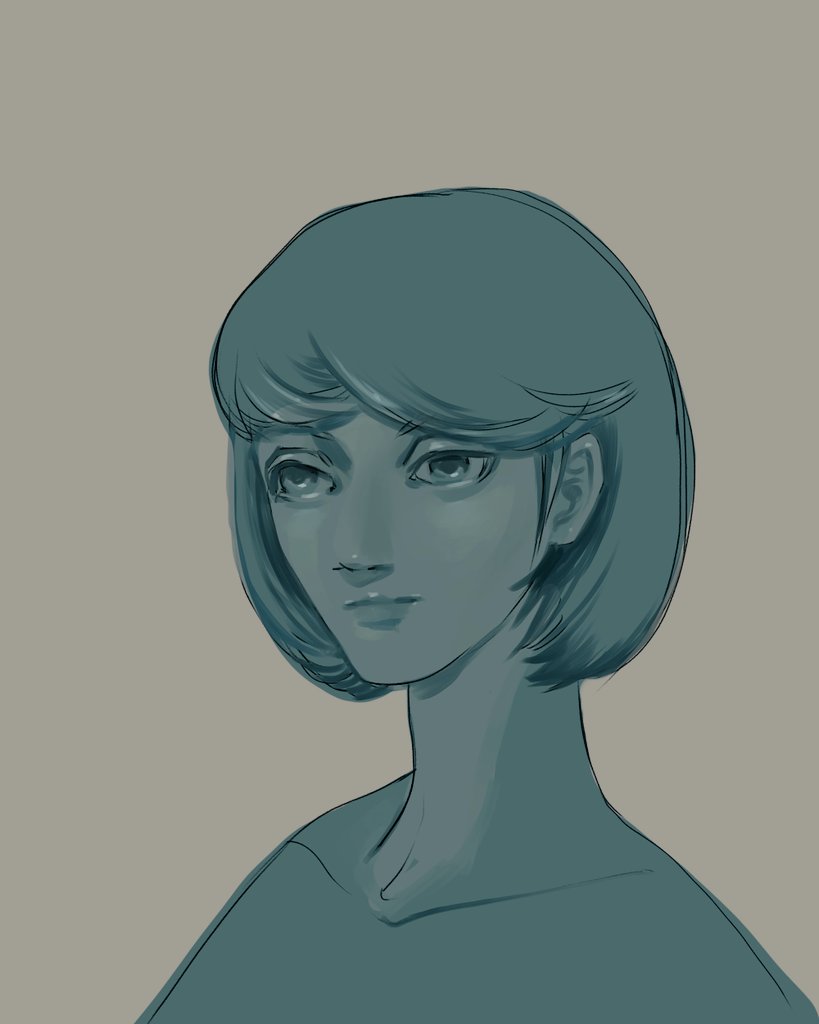 SeheeArt's tweet photo. A gloomy girl.

#digitaldrawing #nftart #portrait #girl https://t.co/ug7E7RGl4R